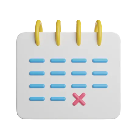 Calendar  3D Icon