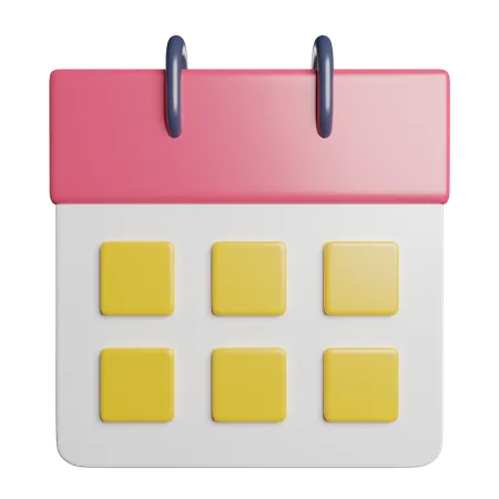 Calendar  3D Icon