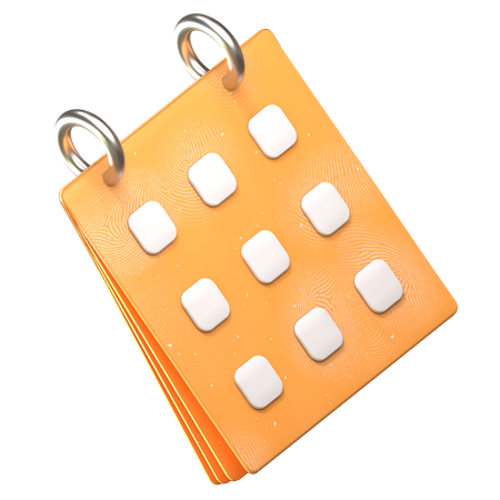 Calendar  3D Icon