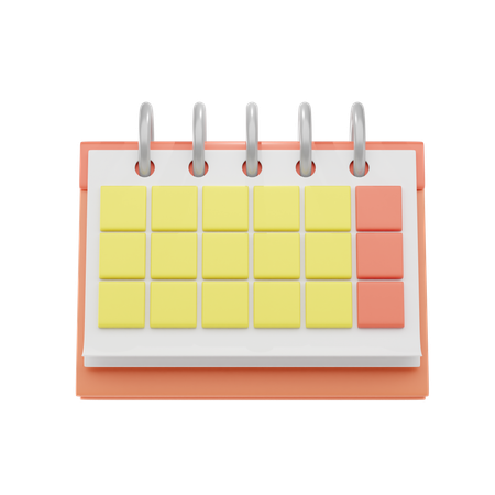 Calendar  3D Icon