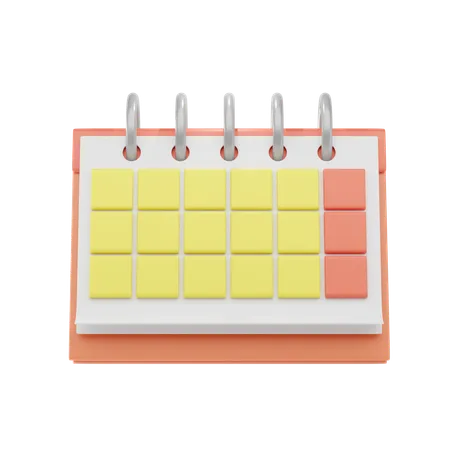 Calendar  3D Icon