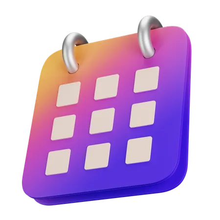 Calendar  3D Icon