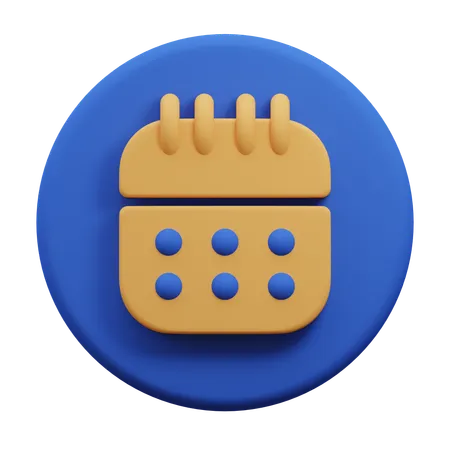 Calendar  3D Icon