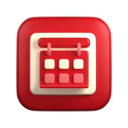 Calendar  3D Icon