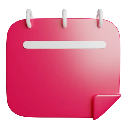 Calendar  3D Icon