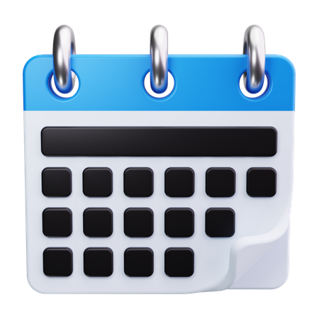 Calendar  3D Icon