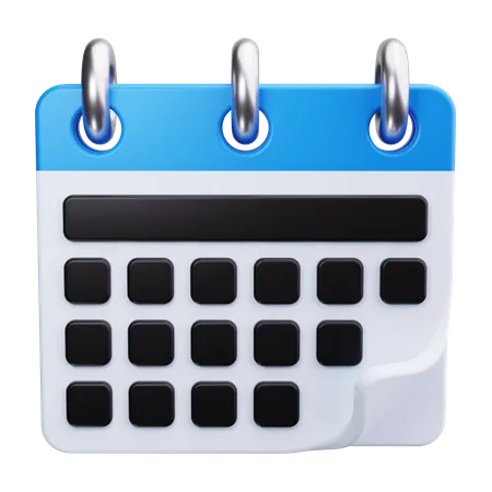 Calendar  3D Icon