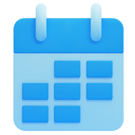 Calendar  3D Icon