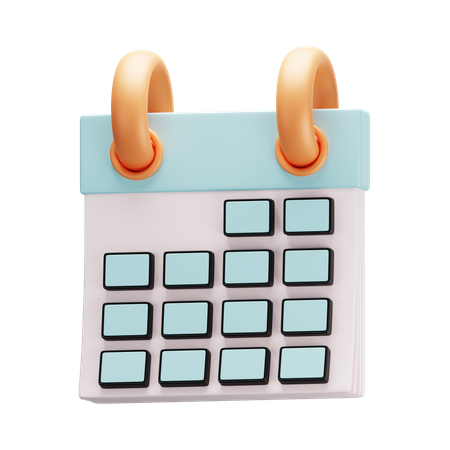 Calendar  3D Icon