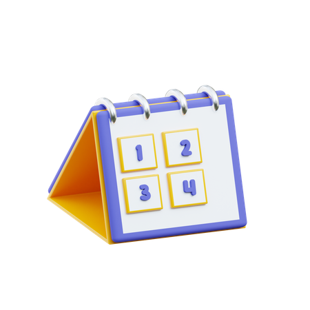 Calendar  3D Icon