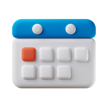 Calendar  3D Icon