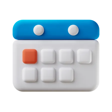 Calendar  3D Icon