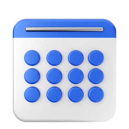 Calendar  3D Icon