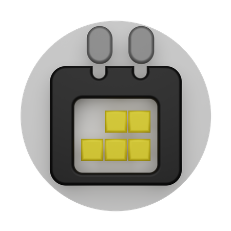 Calendar  3D Icon