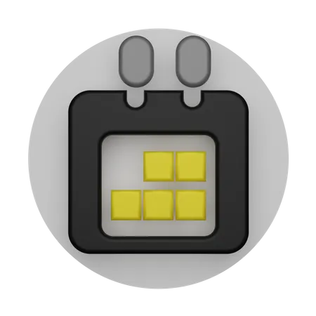 Calendar  3D Icon