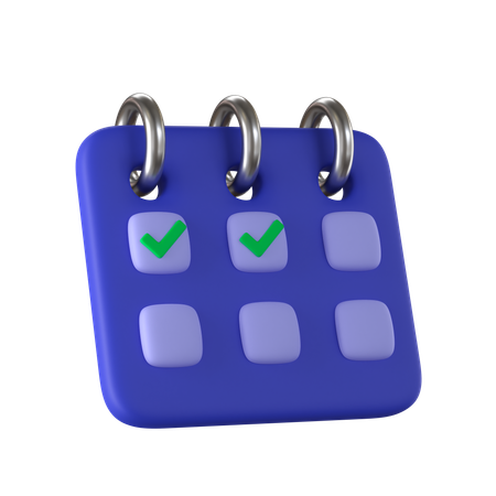 Calendar  3D Icon