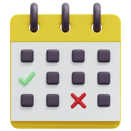 Calendar  3D Icon