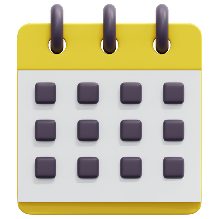 Calendar  3D Icon