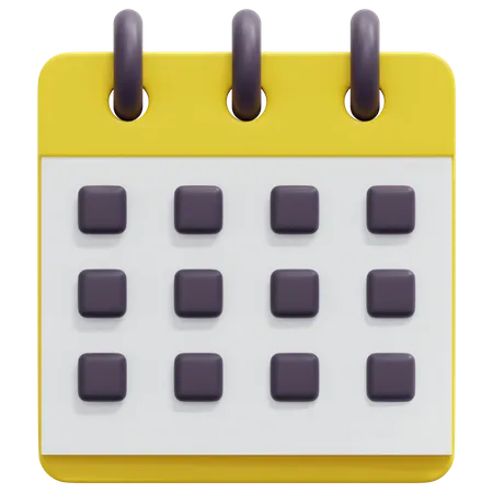 Calendar  3D Icon