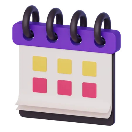 Calendar  3D Icon