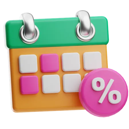 Calendar  3D Icon