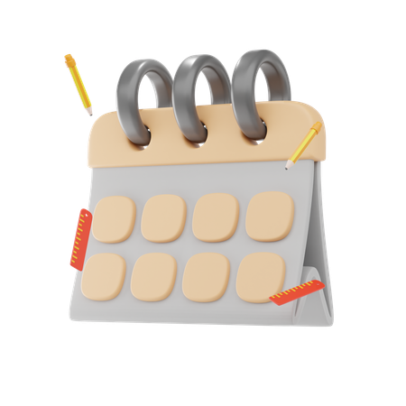 Calendar  3D Icon