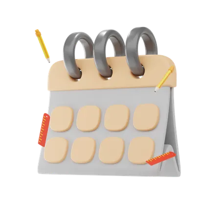 Calendar  3D Icon