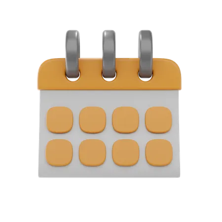 Calendar  3D Icon