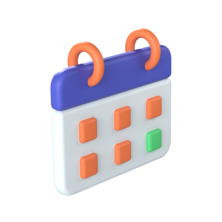 Calendar  3D Icon