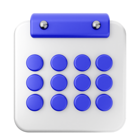 Calendar  3D Icon