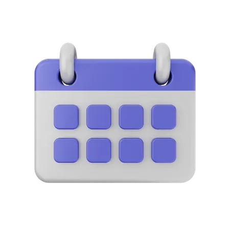 Calendar  3D Icon