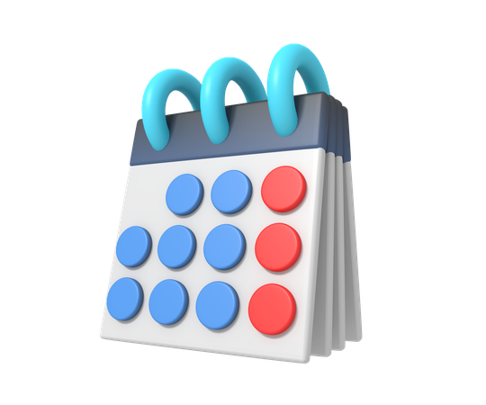 Calendar  3D Icon