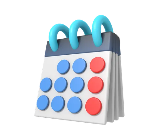 Calendar  3D Icon