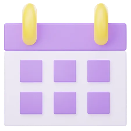 Calendar  3D Icon