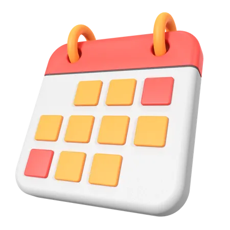 Calendar  3D Icon