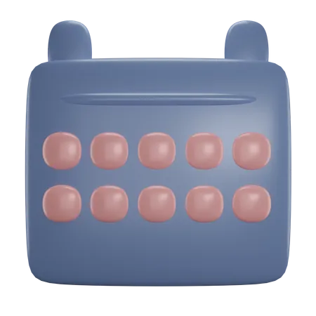 Calendar  3D Icon