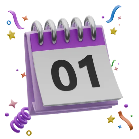 Calendar  3D Icon