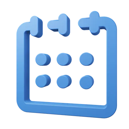 Calendar  3D Icon