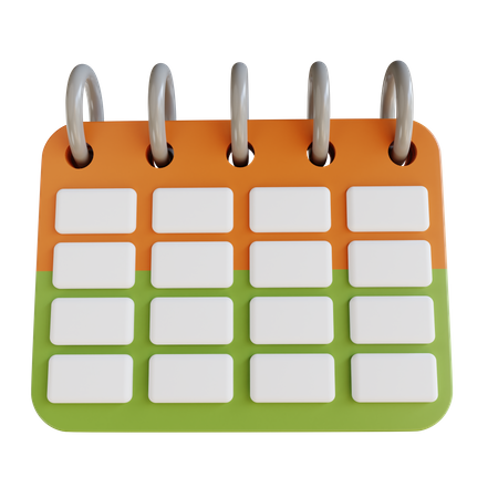 Calendar  3D Icon