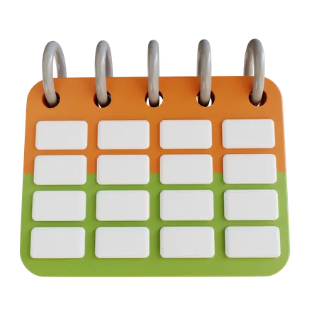 Calendar  3D Icon