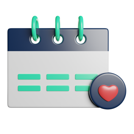 Calendar  3D Icon