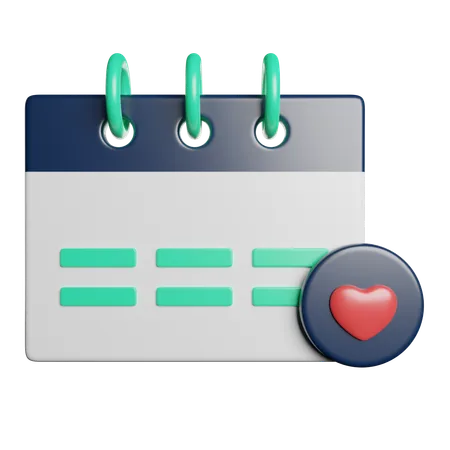 Calendar  3D Icon