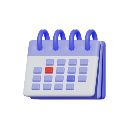 Calendar  3D Icon