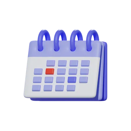 Calendar  3D Icon