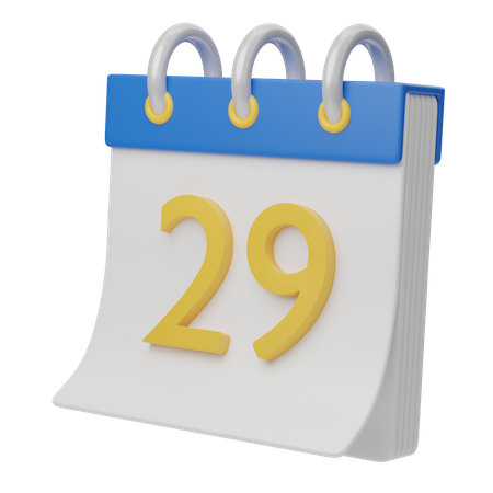 Calendar  3D Icon