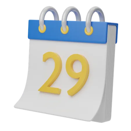 Calendar  3D Icon