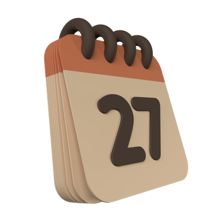 Calendar  3D Icon