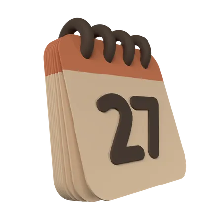 Calendar  3D Icon