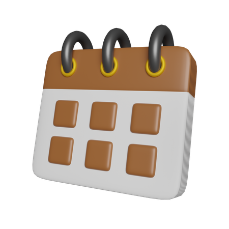 Calendar  3D Icon