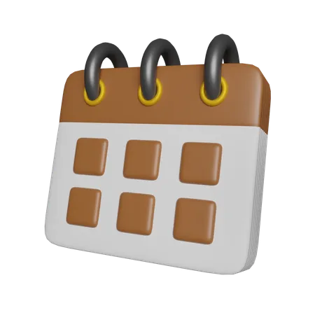 Calendar  3D Icon